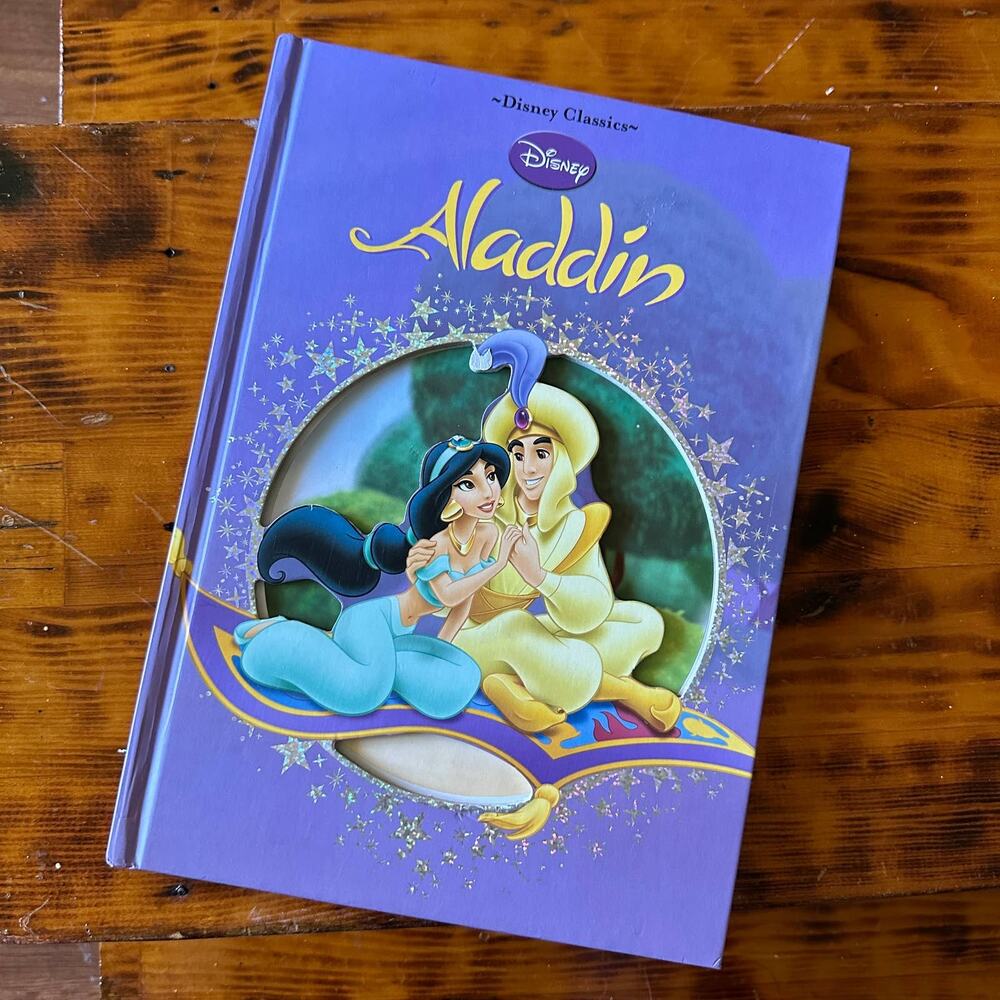 Disney Classics Aladdin Hardcover Book
